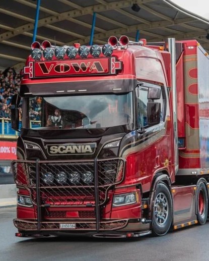 Sunvisor Scania Next Generation - Type 2 - 5 Lightholes (Bottom Side)