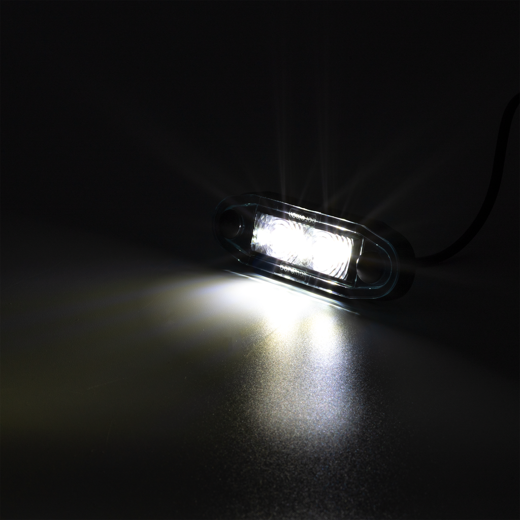 Boreman Easy-Fit LED Position Light - White (smoke lens)