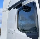Side Window Deflectors for Mercedes Actros MP4/5 + Antos with Mirrors | Tape Mounting