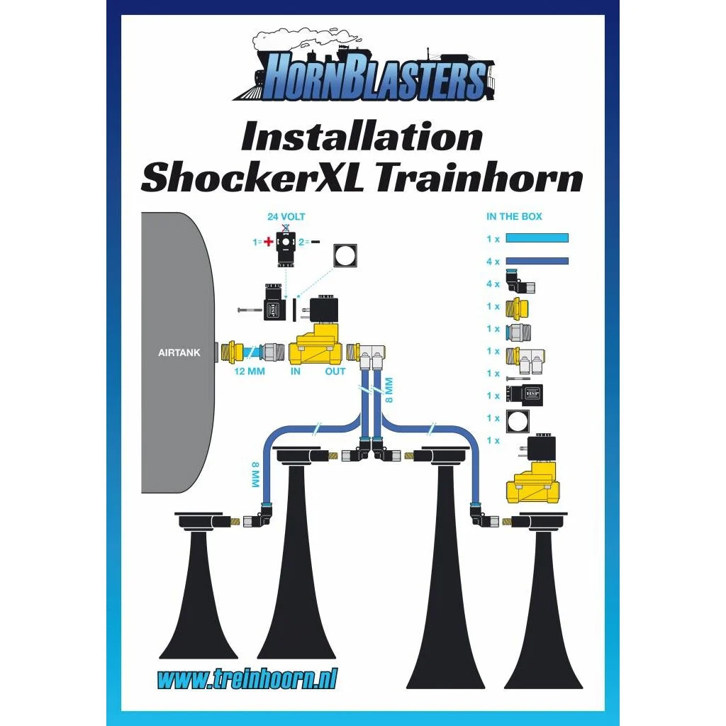 Hornblasters Shocker XL Trainhorn