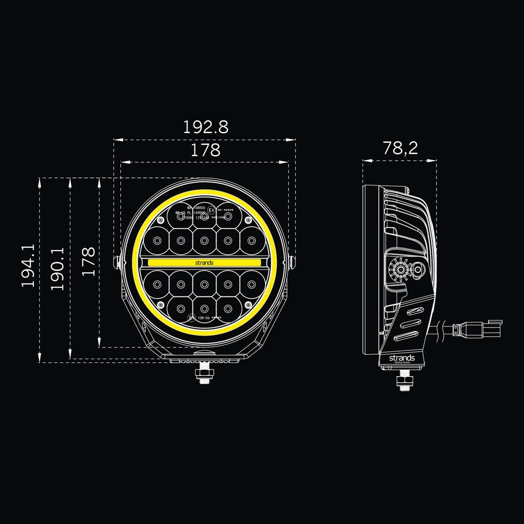 Siberia XP Driving Light 7"