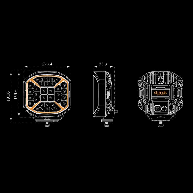Siberia X Driving Light 7"