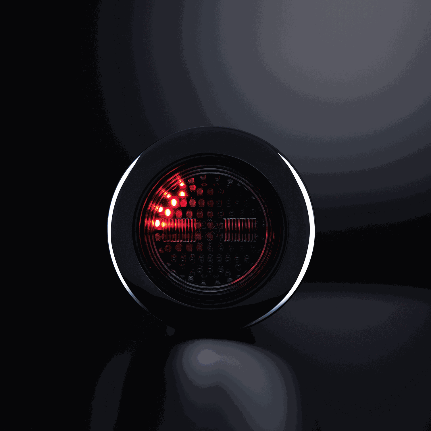 IZELED Dark Knight Tail/Brake Light & Dynamic Indicator Round (Right)