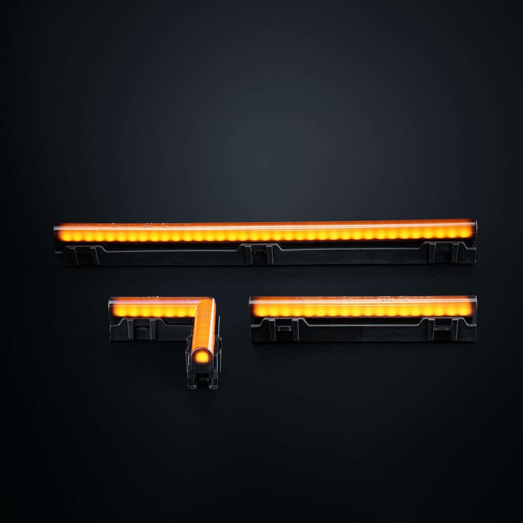 Freedom Dark Line Position Light Amber | Corner
