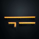 Freedom Dark Line Position Light Amber | Corner