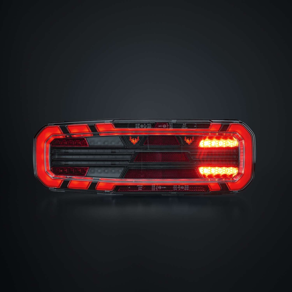 Freedom Dark 5-Function Taillight for Trailers | Left