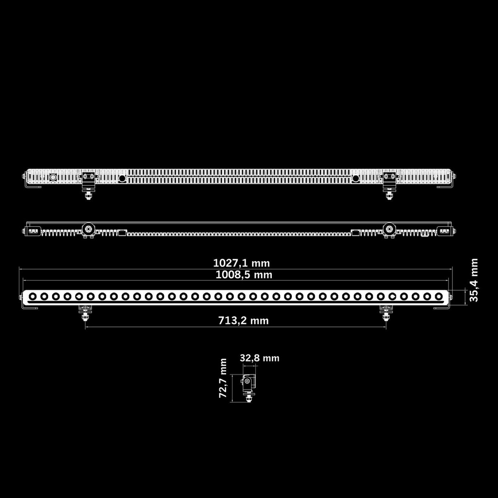 Nuuk D-Line LED Bar 40"