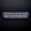 Dark Knight Strobe Light Amber 6 LED Clear Lens 
