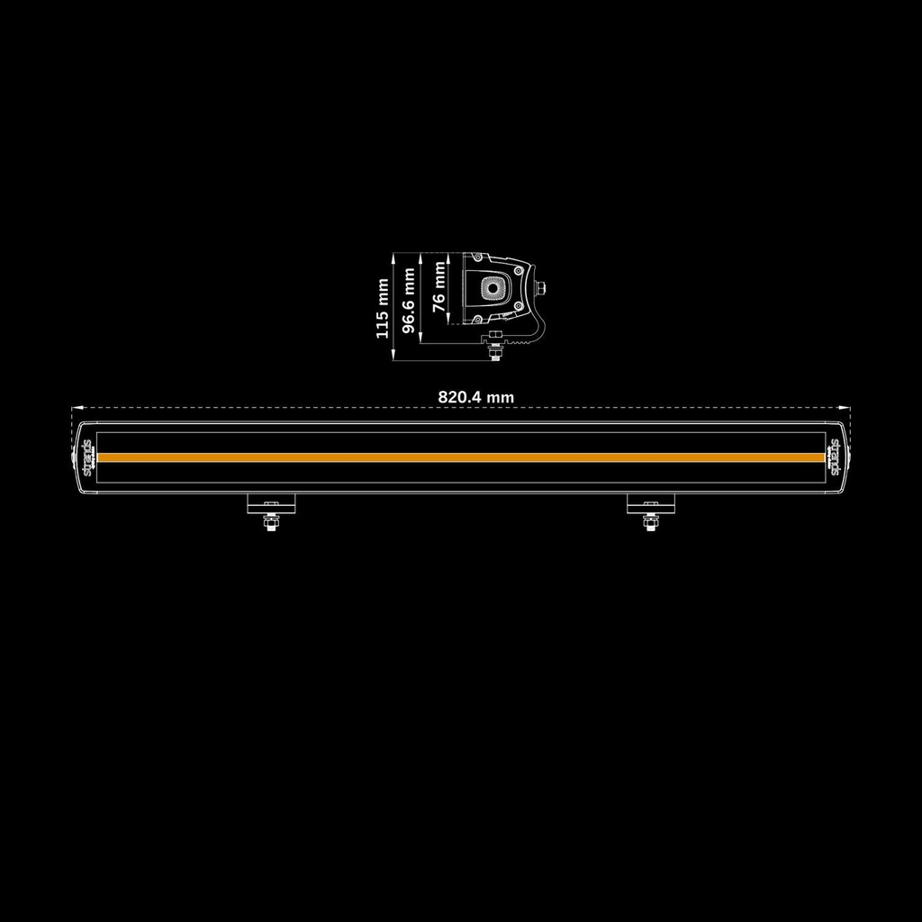 Siberia XPA Double Row LED Bar 32"