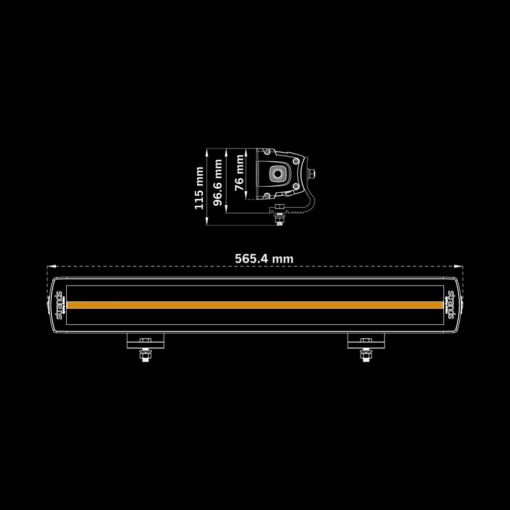 Siberia XPA Double Row LED Bar 22"