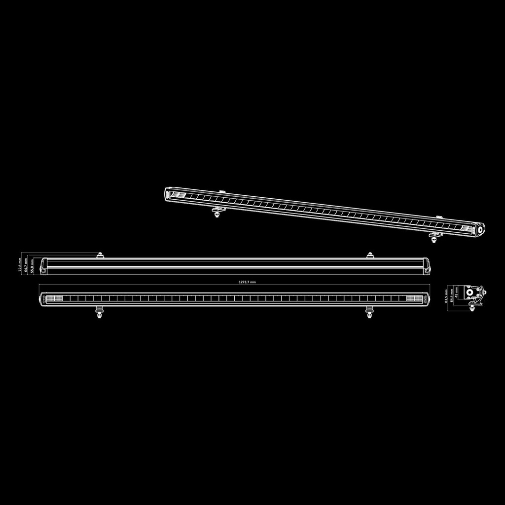 Siberia XPA Single Row LED Bar 50"