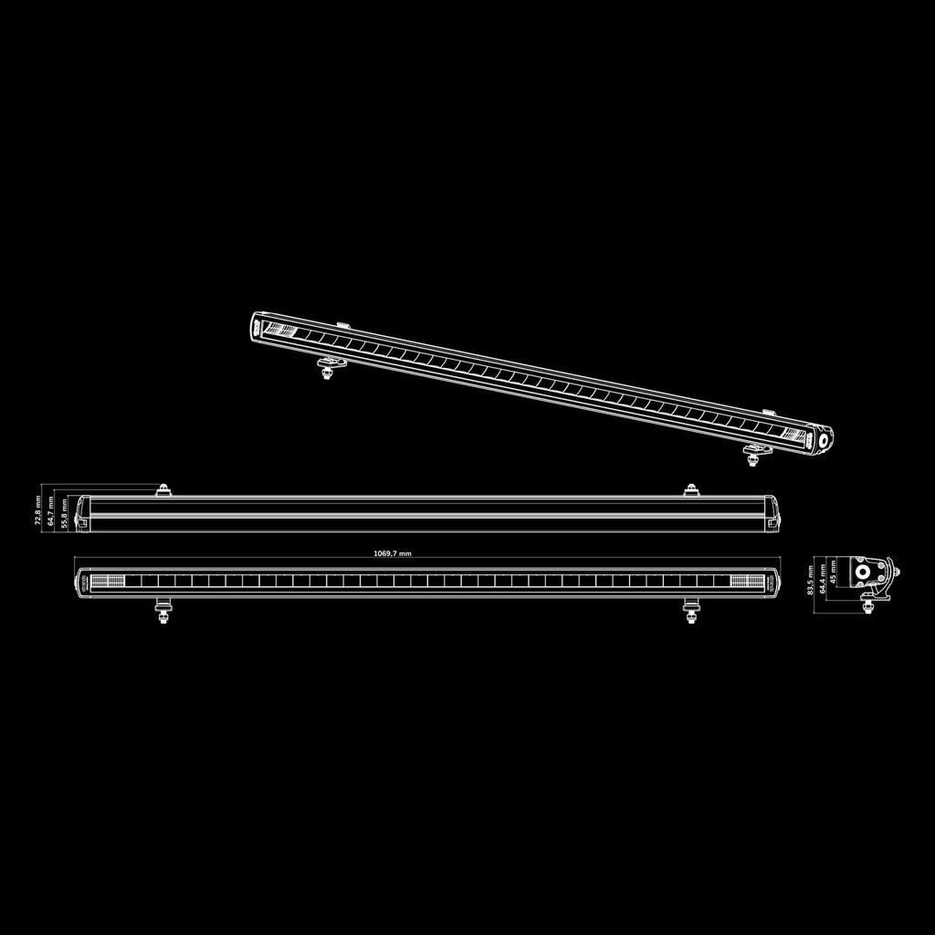 Siberia XPA Single Row LED Bar 42"