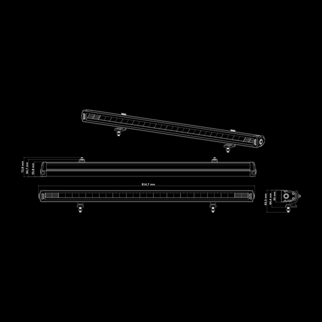 Siberia XPA Single Row LED Bar 32"