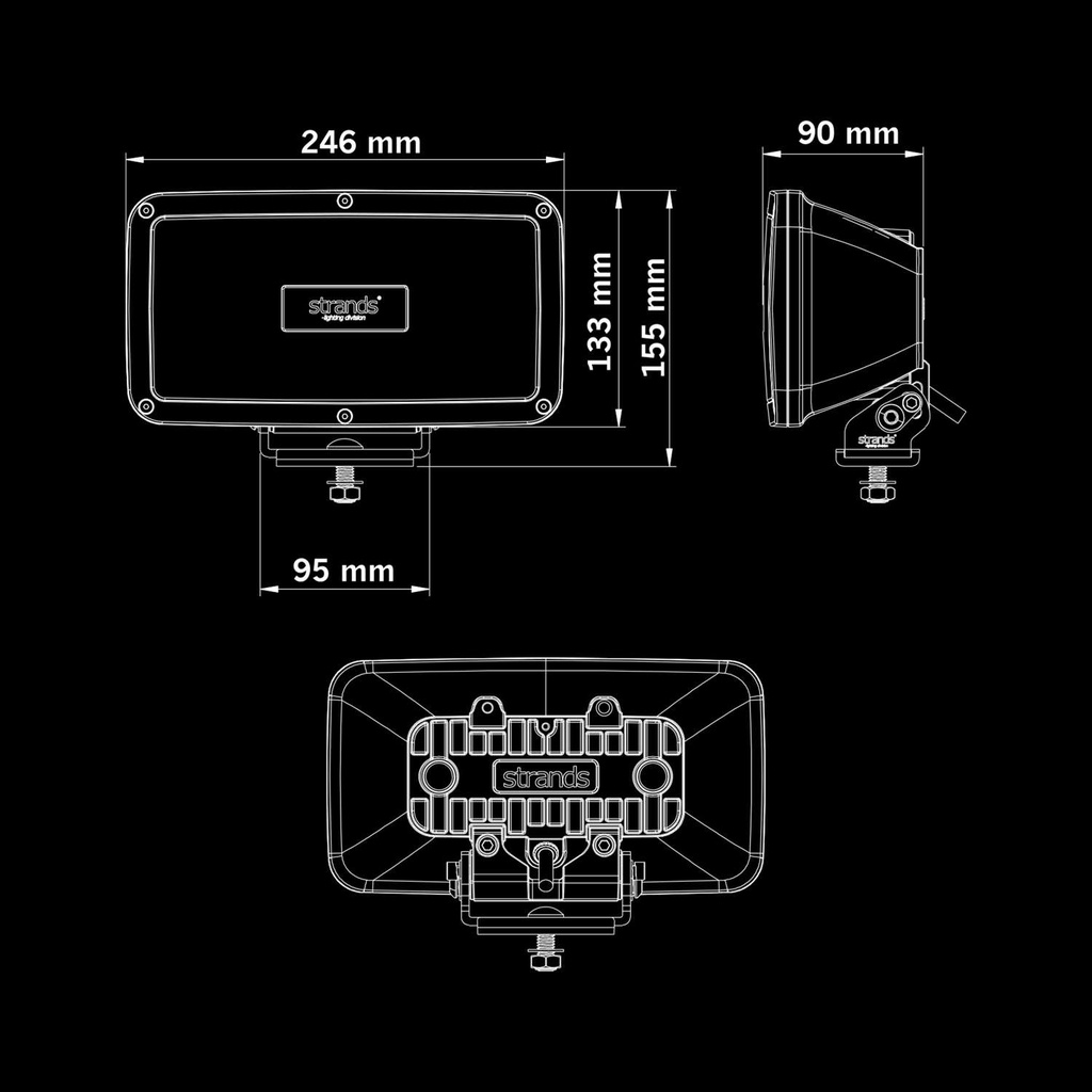 IZE LED OG REX Old School Driving Light