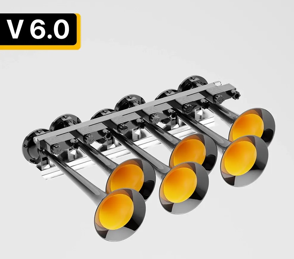 Basuri Baby Shark Air Horn 6.0 12/24V - 26 Melodies