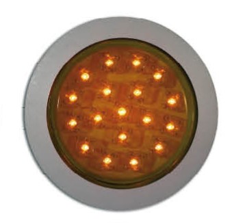 LED Interior Lamp 24V Ø55mm | Amber