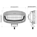 Boreman FULL LED Phantom "S" Oval Driving Light