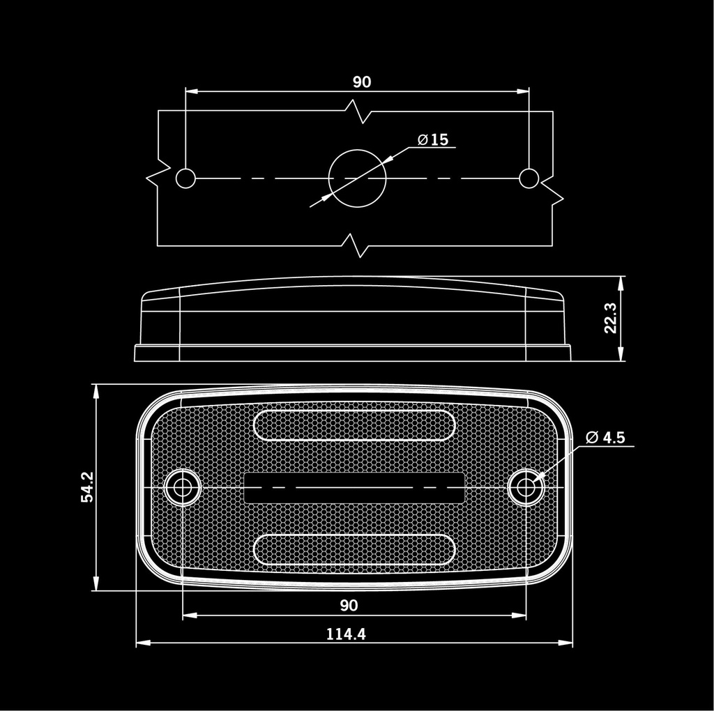 FREEDOM ADR One Line Rear Position Light