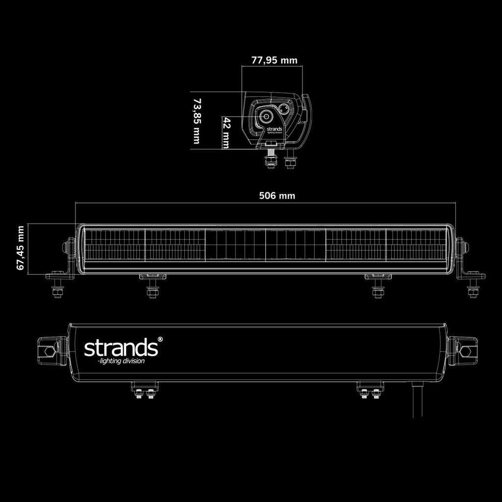 Skylord LED Bar 20"