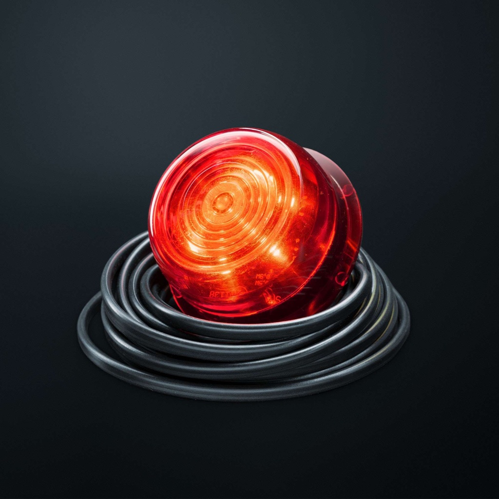 Viking ADR LED Unit 6 LED | Red Lens | 5m Cable