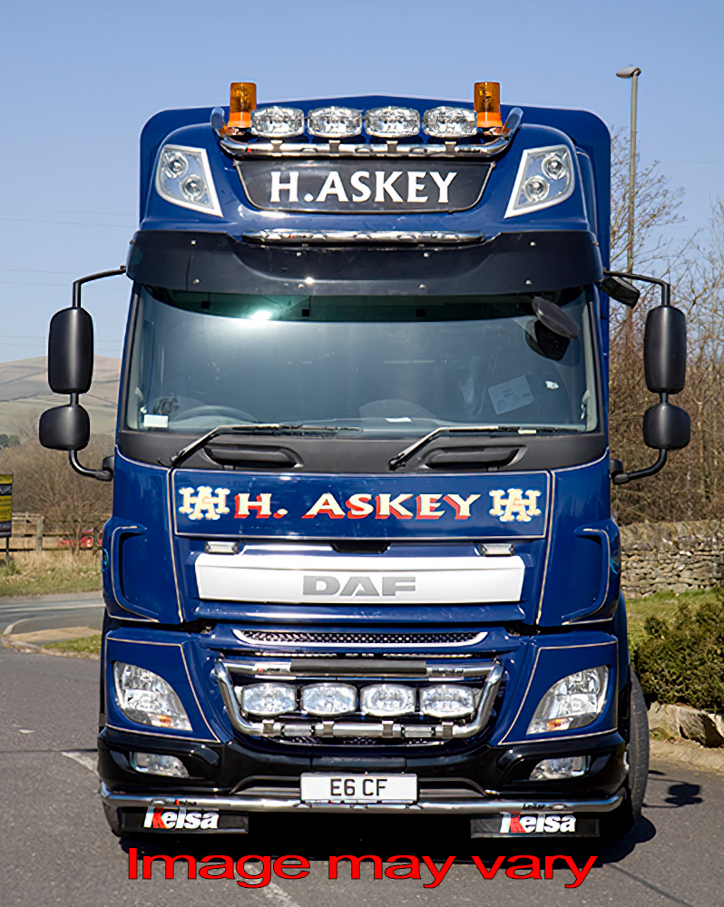 HiBar St. Steel DAF CF Space Cab 2008+ - Drop-Down