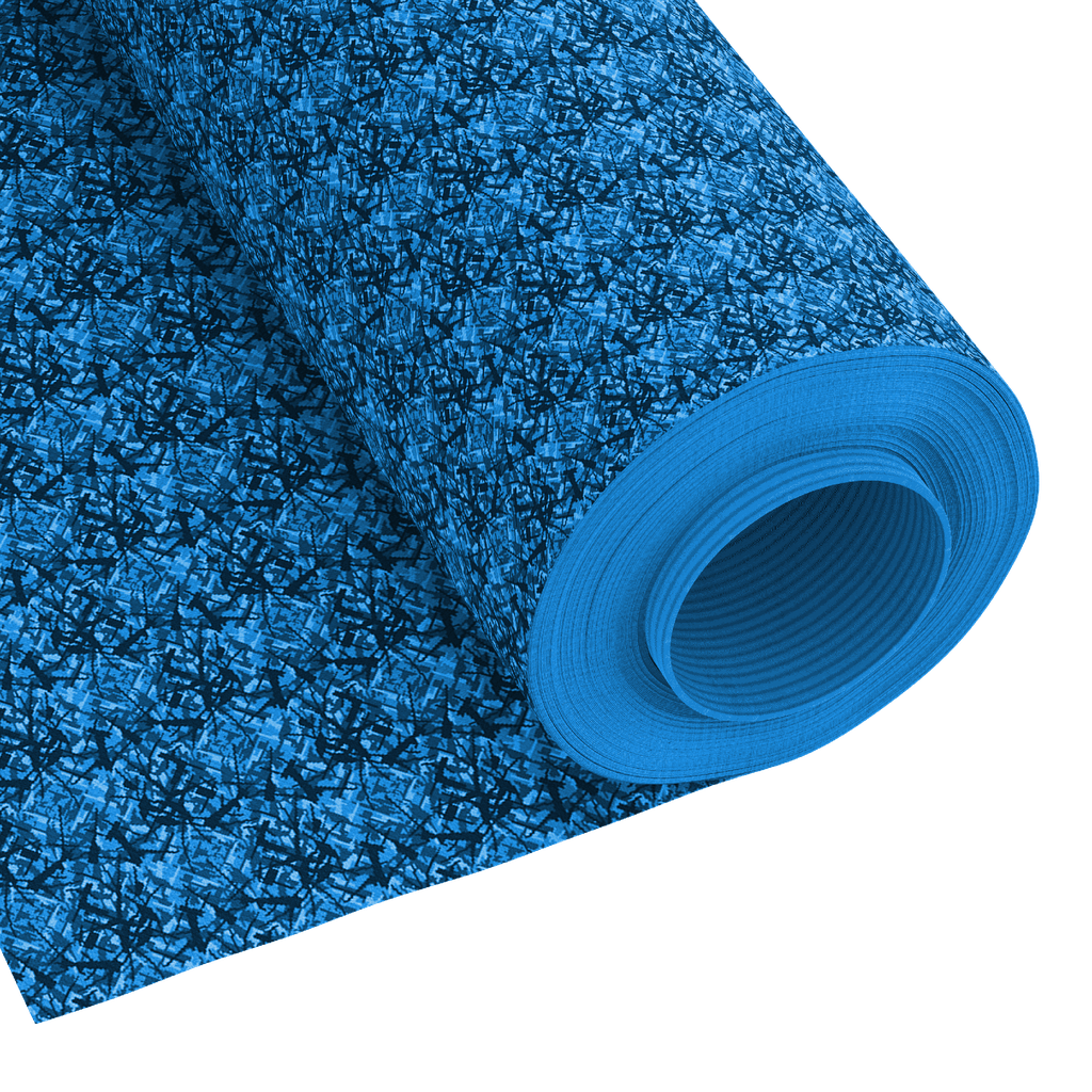 Deense Pluche Per Lopende Meter | Blauw