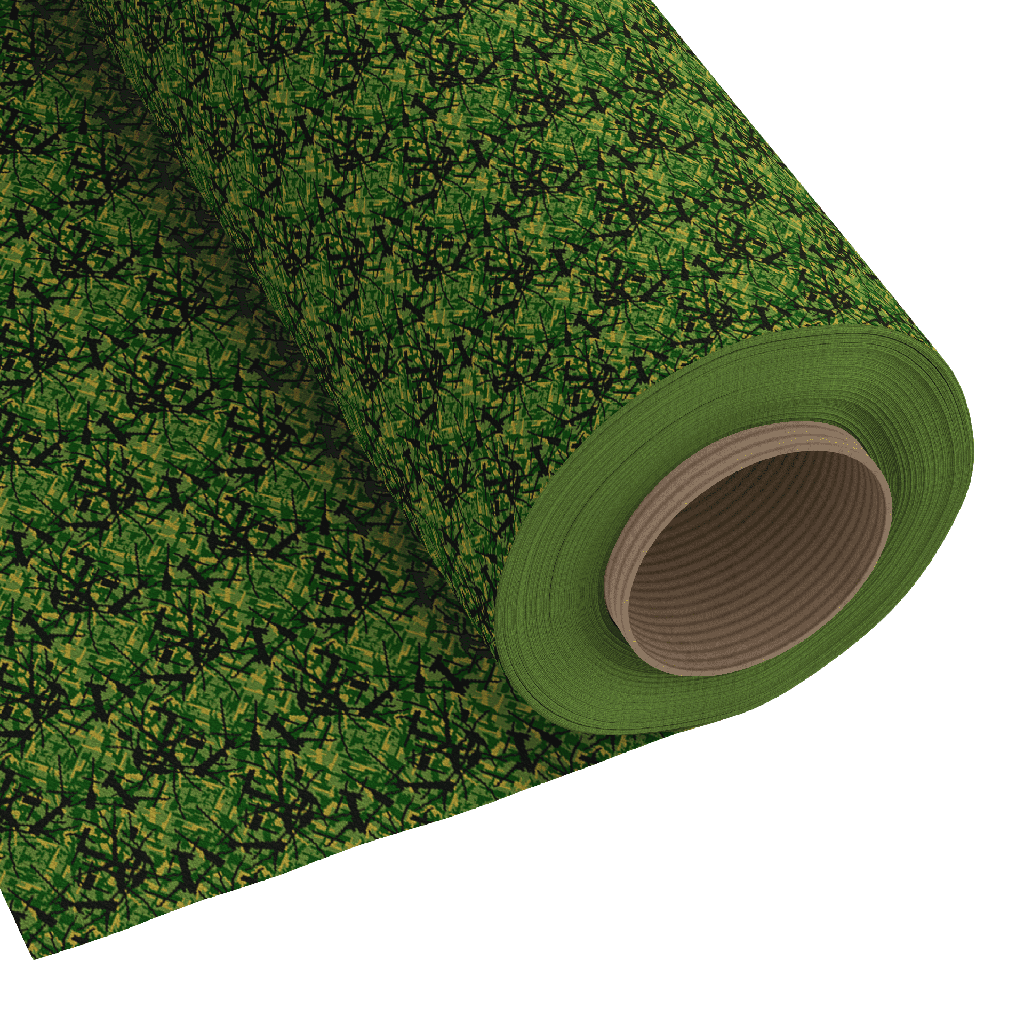 Deense Pluche Per Lopende Meter | Groen