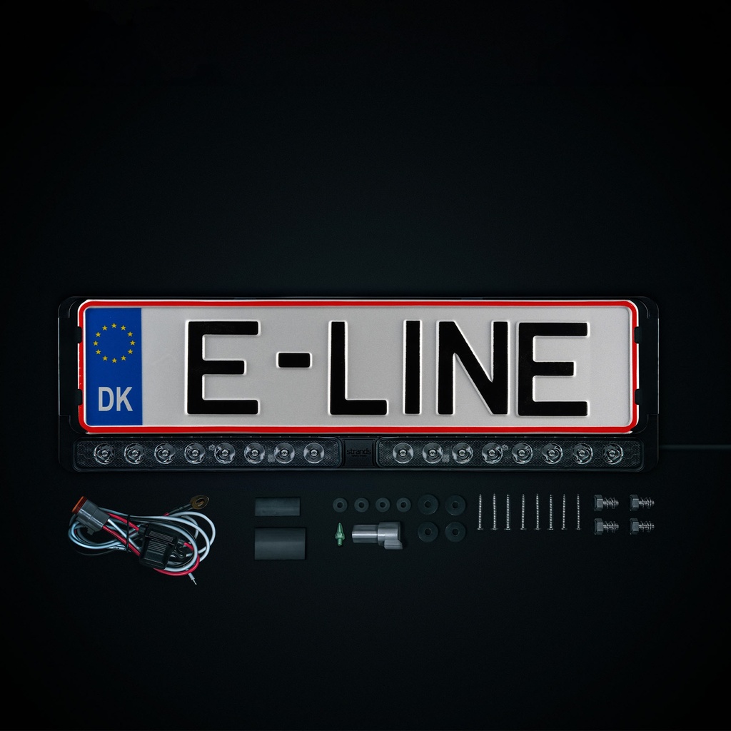 Nuuk E-Line Duo DK LED Kentekenverlichting