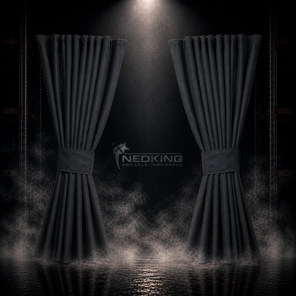Nedking Side Curtains | Alcantara / Suède Look | 95cm