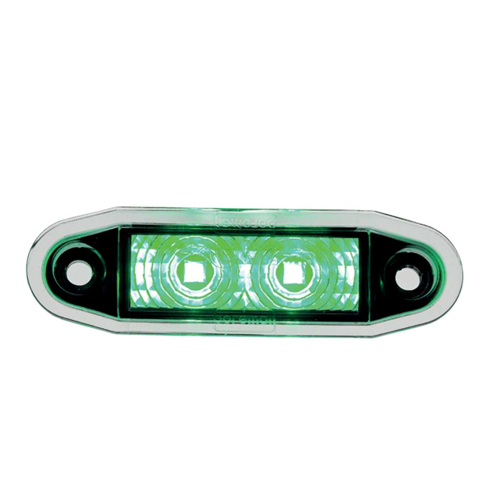 Boreman Easy Fit Green LED Position Light - 1001-4500-G