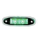 Boreman Easy Fit Green LED Position Light - 1001-4500-G