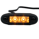 Boreman Easy-Fit LED Position Light - Amber (smoke lens)