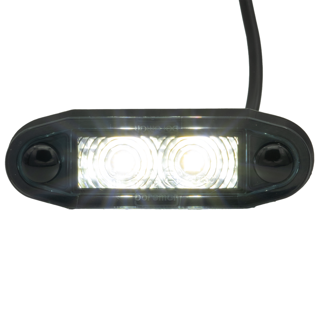 Boreman Easy-Fit LED Positielicht | Wit met Smoke Lens