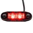 Boreman Easy-Fit LED Positielicht | Rood met Smoke Lens