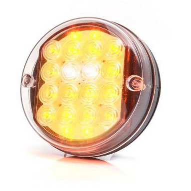 LED RICHTINGAANWIJZER ROND MET POSITIELICHT 24V - Ø115MM