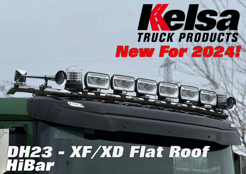 Stainless Steel HiBar for DAF NGD XF & XG Low Roof Day / Sleeper Cabs