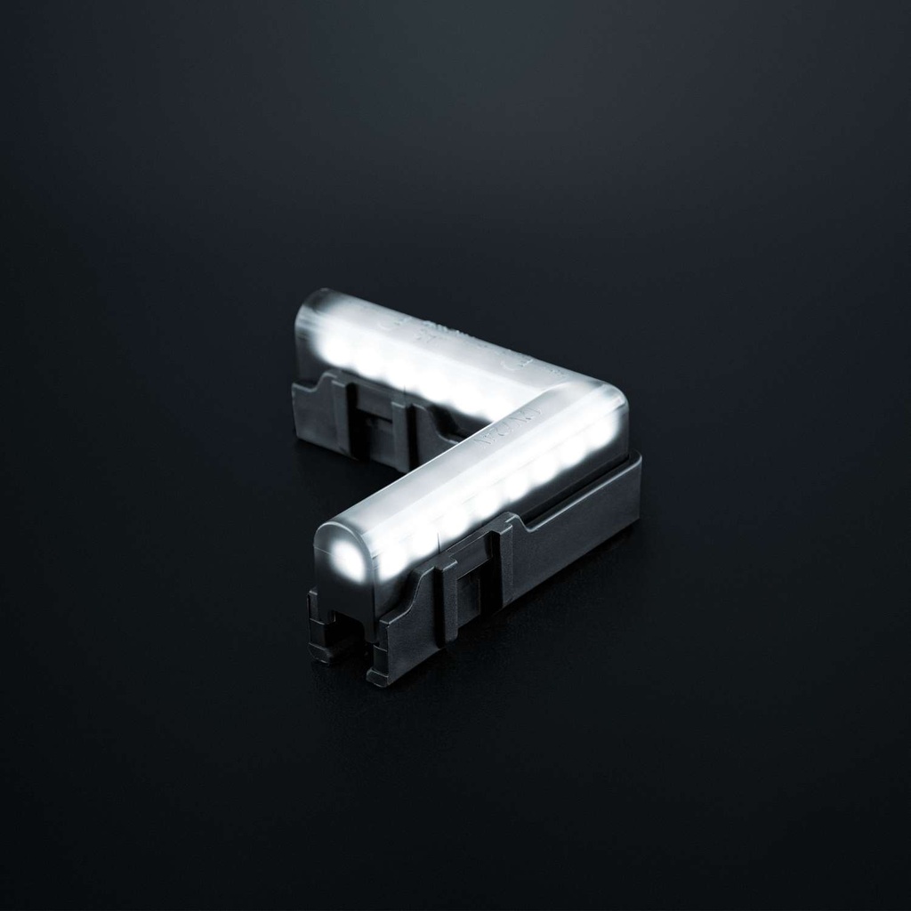 Freedom Dark Line Positielicht Wit | Hoeklicht
