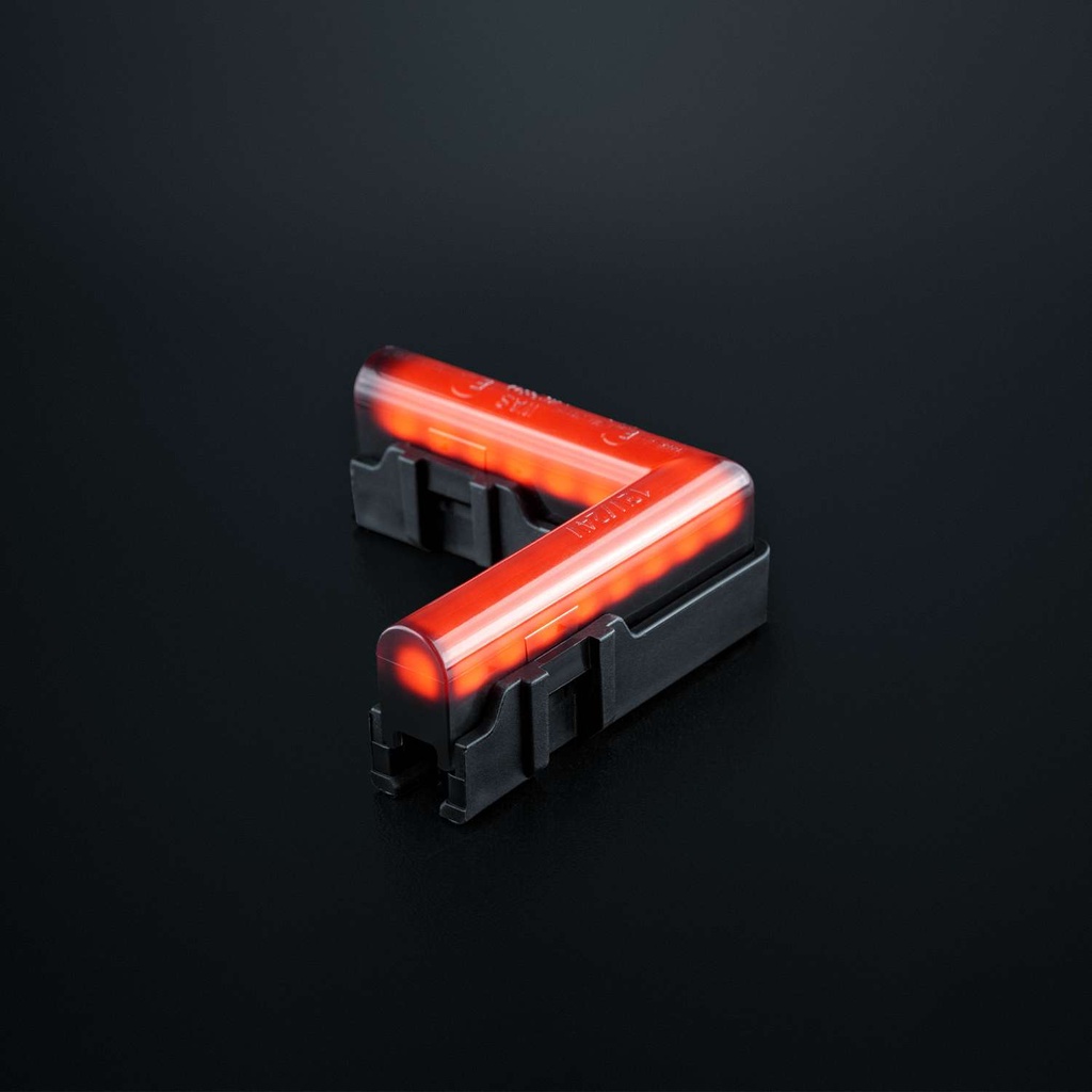 Freedom Dark Line Position Light Red | Corner