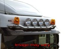 Aluminum HiBar for DAF XF95/105/106 Space Cab | Wide Model - Sunvisor Mounting