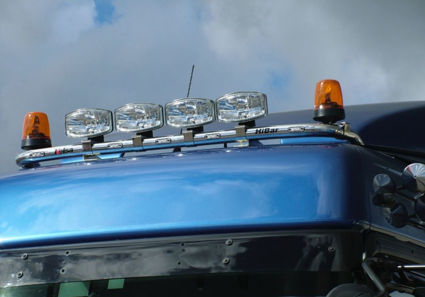 Stainless Steel HiBar for Mercedes Atego / Axor High Sleeper Cab | Roof Model