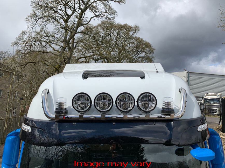 Stainless Steel HiBar for Iveco S-Way Active Space | Wide Sunvisor Model