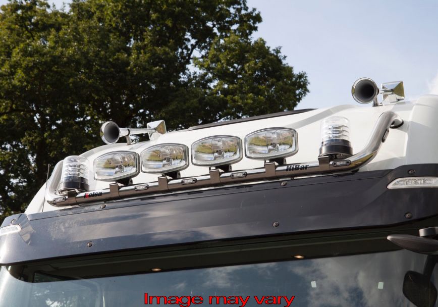 RVS HiBar voor Iveco Stralis Cube Active Space/Time met Hoge Slaapcabine 2007+