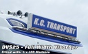 RVS VisorBar voor NGD DAF XF, XD & XG | 5 Witte LEDs