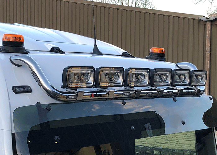 Stainless Steel HiBar for MAN TG3 GM | Wide Model Drop-Down