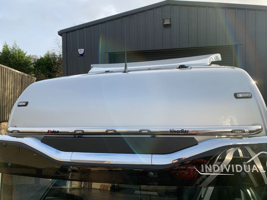 RVS VisorBar voor MAN TGX GM Cabine | 5 LEDs