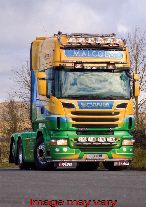 Stainless Steel MiniBar for Scania R2 with High Bumper