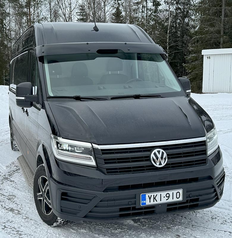 Zonneklep voor Volkswagen Crafter & MAN TGE 2025+ | Met Sensoruitsparing