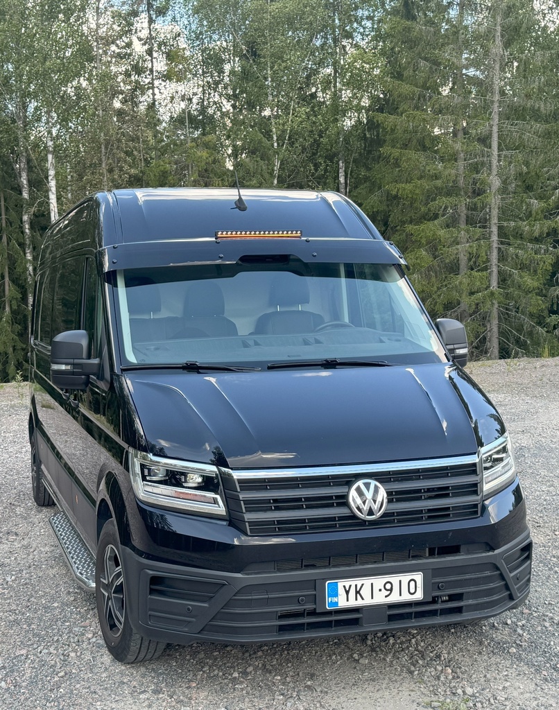 Zonneklep voor Volkswagen Crafter & MAN TGE 2025+ | Met Sensoruitsparing | LED Bar