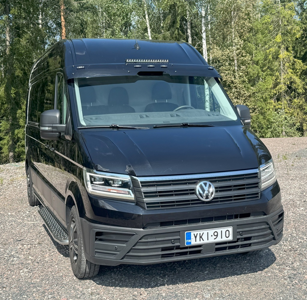 Sunvisor for Volkswagen Crafter & MAN TGE 2025+ | SENSOR CUTOUT | 5 Position Lights + LED Bar