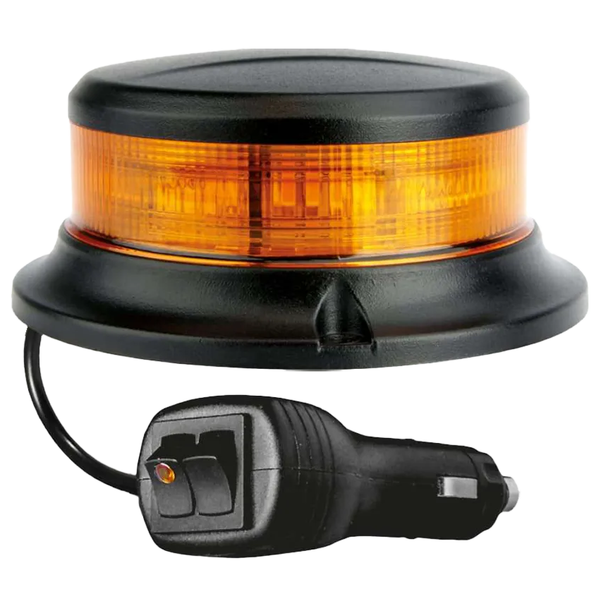 Oranje LED Zwaailamp | Magnetisch + Cig Plug
